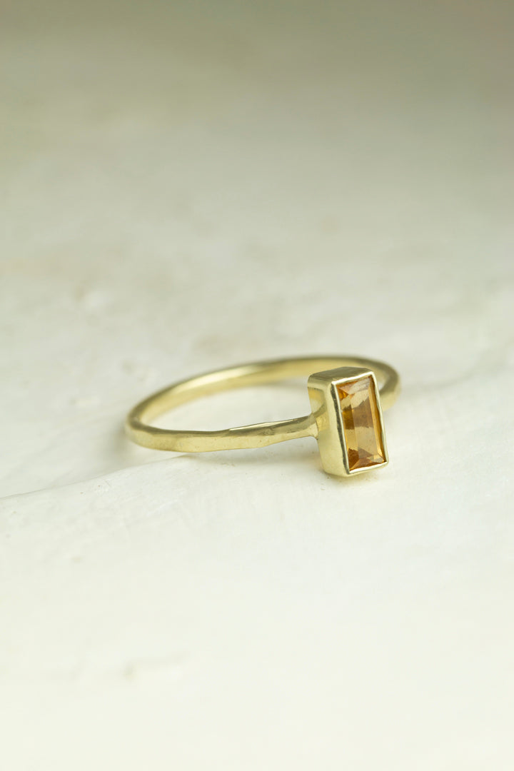 Gem-Bag Ring Citrien