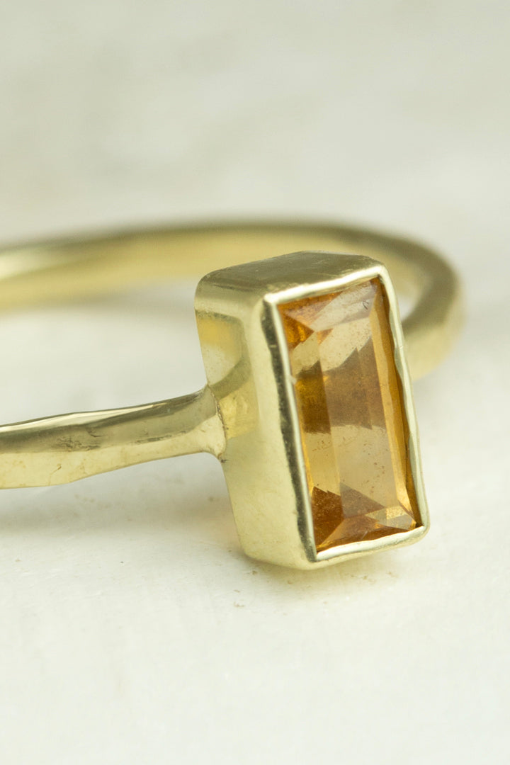 Gem-Bag Ring Citrien
