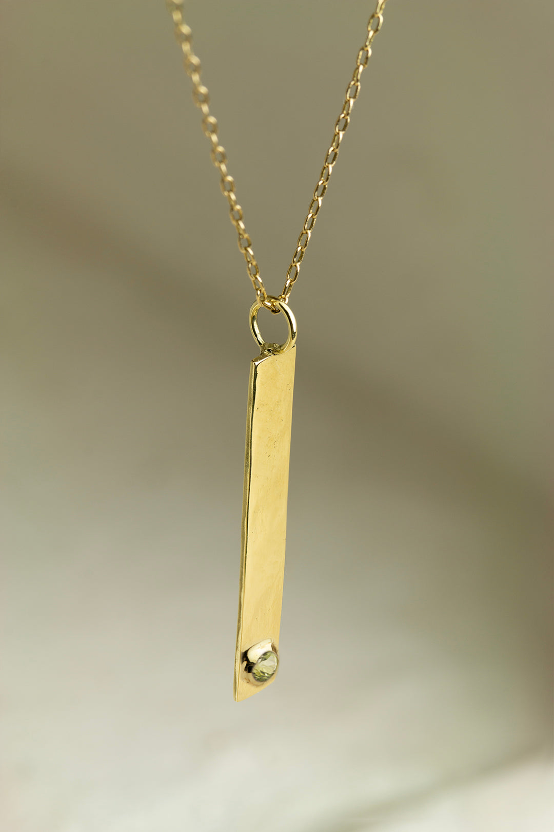 Wave Birthstone Necklace