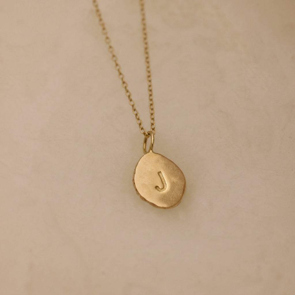 Pebble Letter Necklace