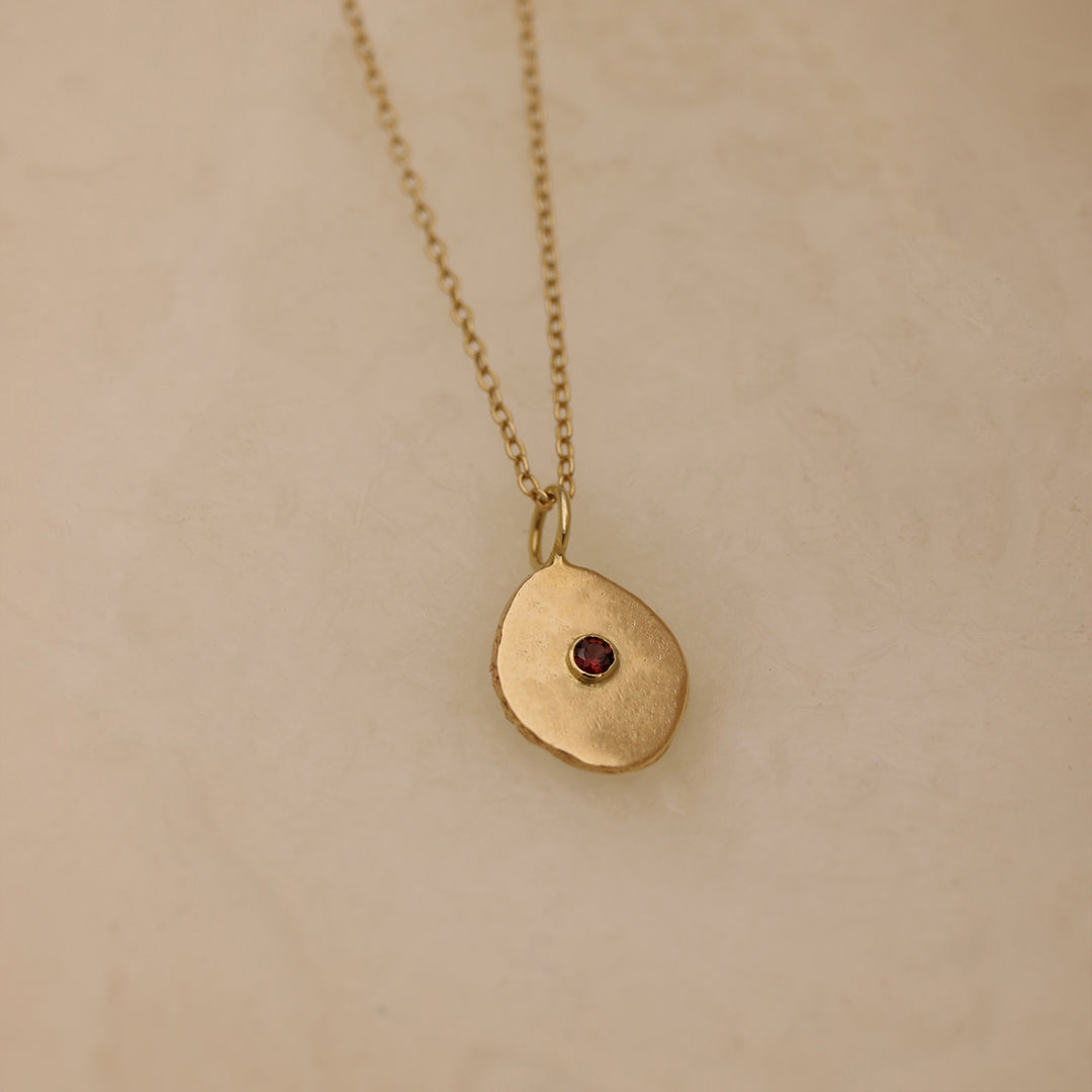 Pebble Birthstone Necklace