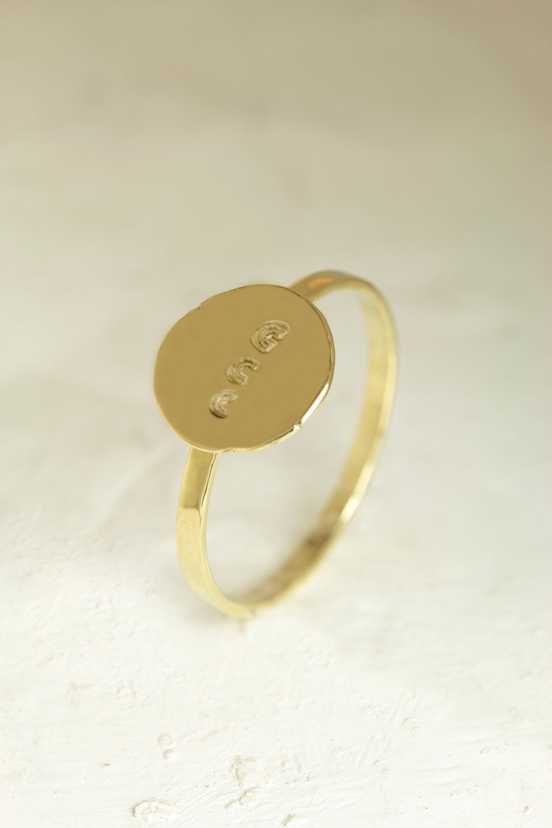 Pebble Symbol Ring