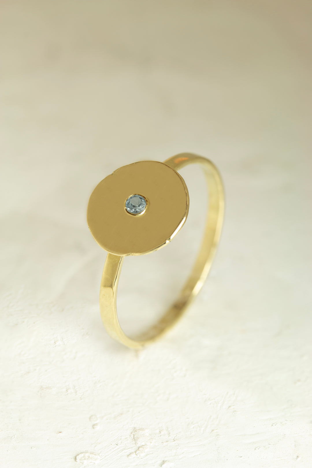 Pebble Birthstone Ring
