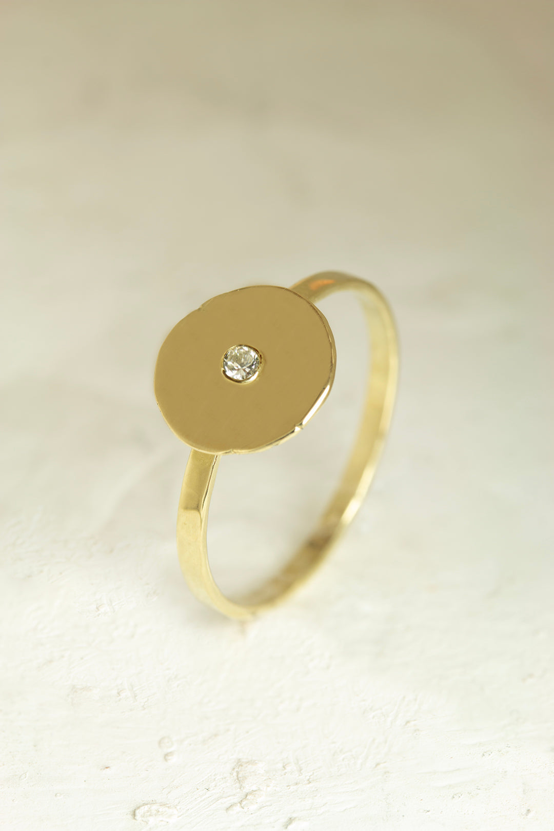 Pebble Birthstone Ring