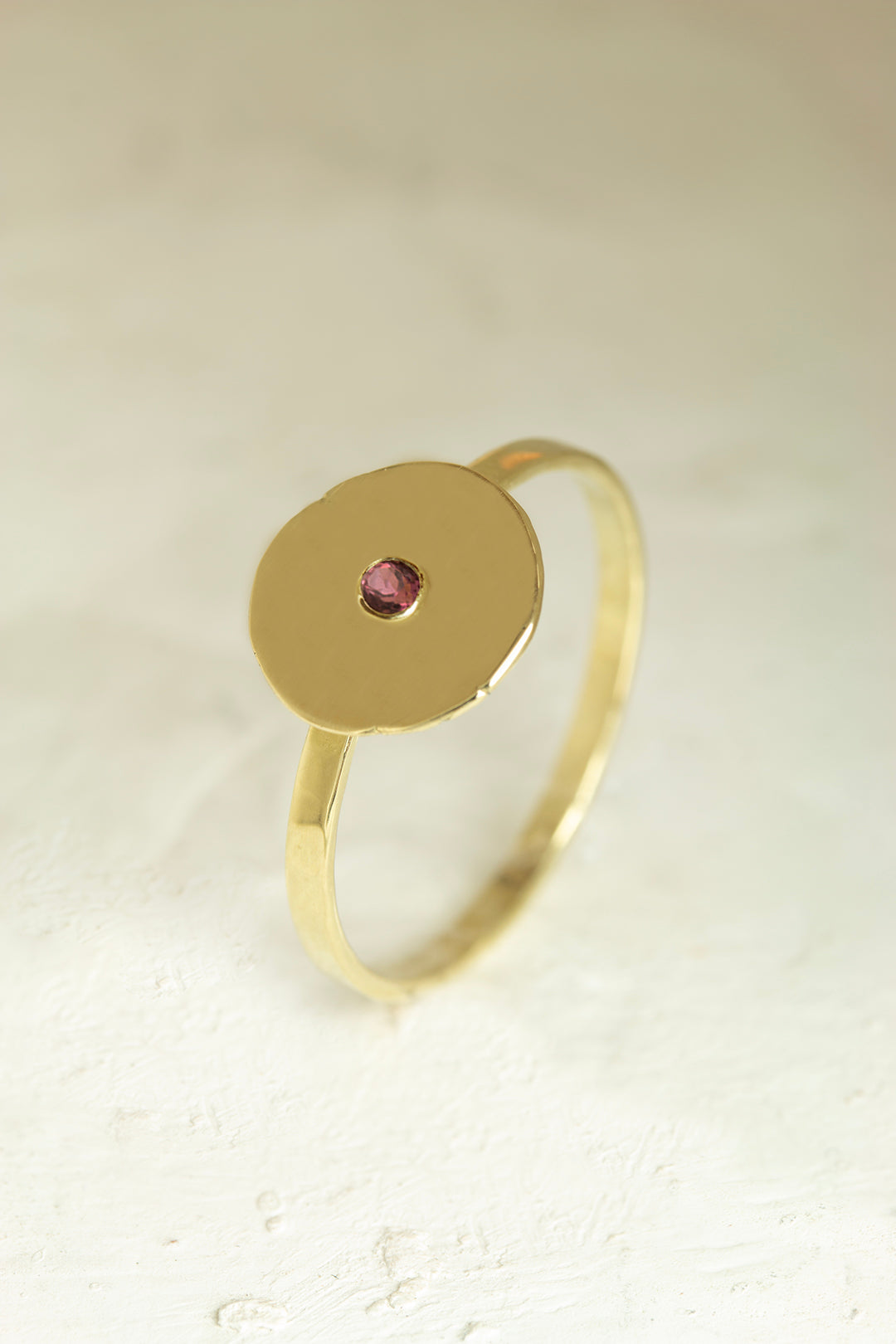 Pebble Birthstone Ring