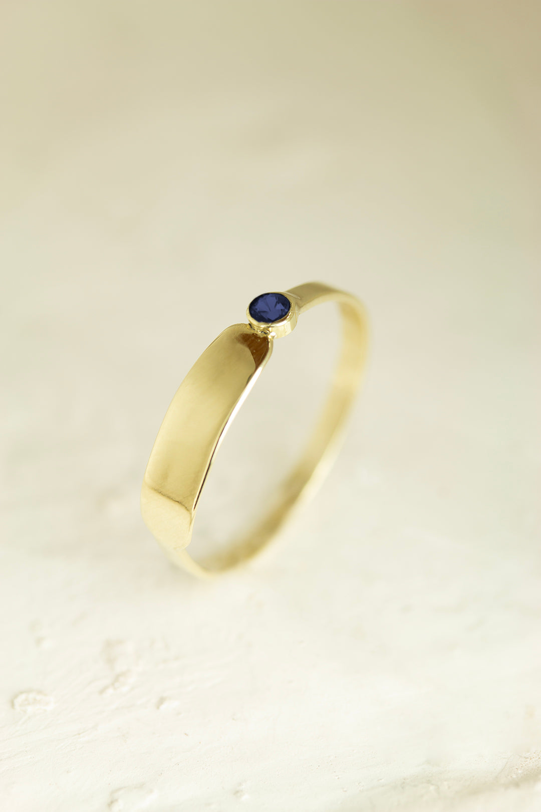 Wave Birthstone Ring