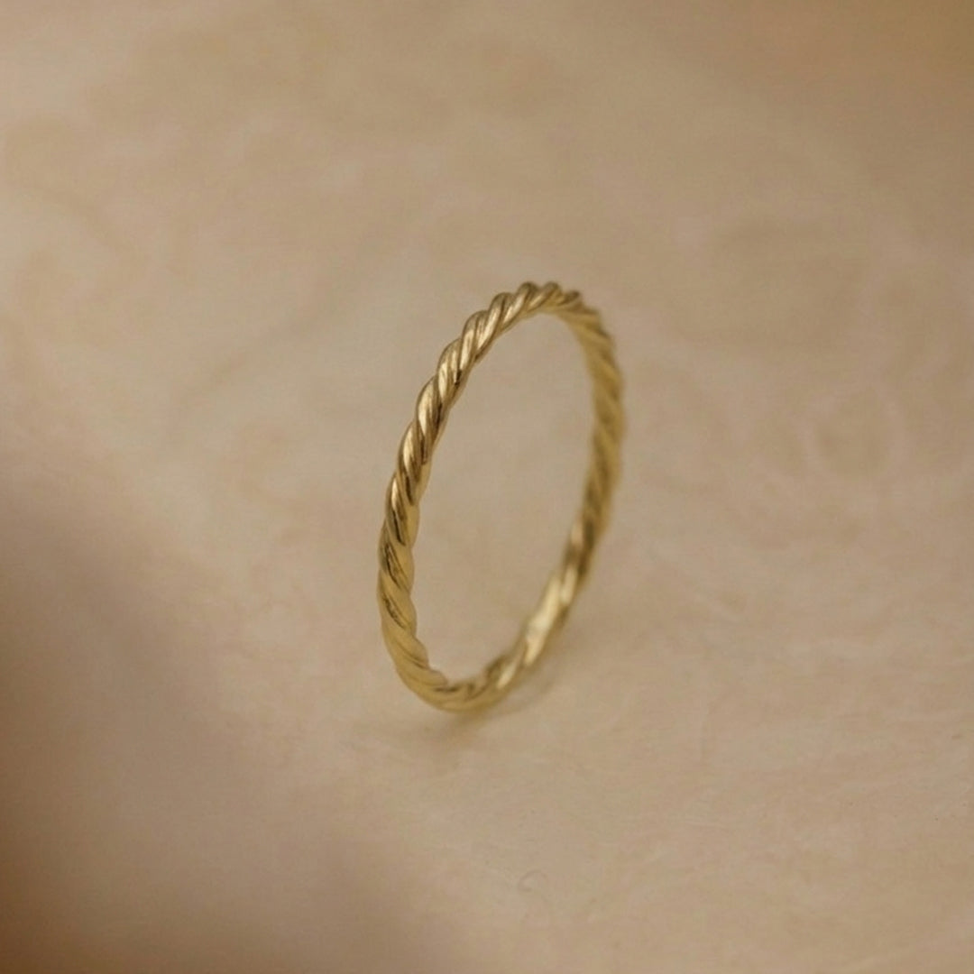 Twisted Stacking Ring