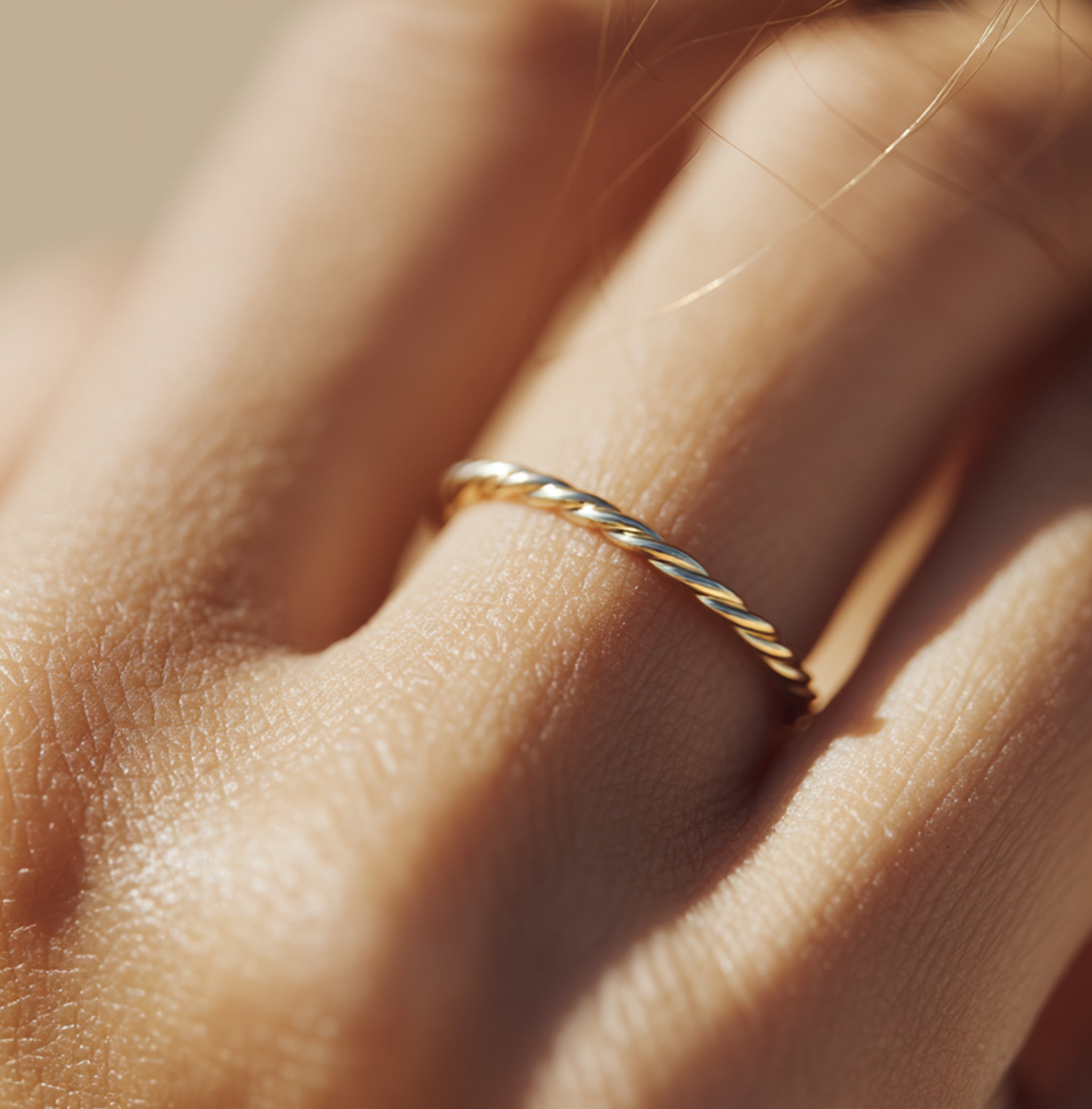 Twisted Stacking Ring
