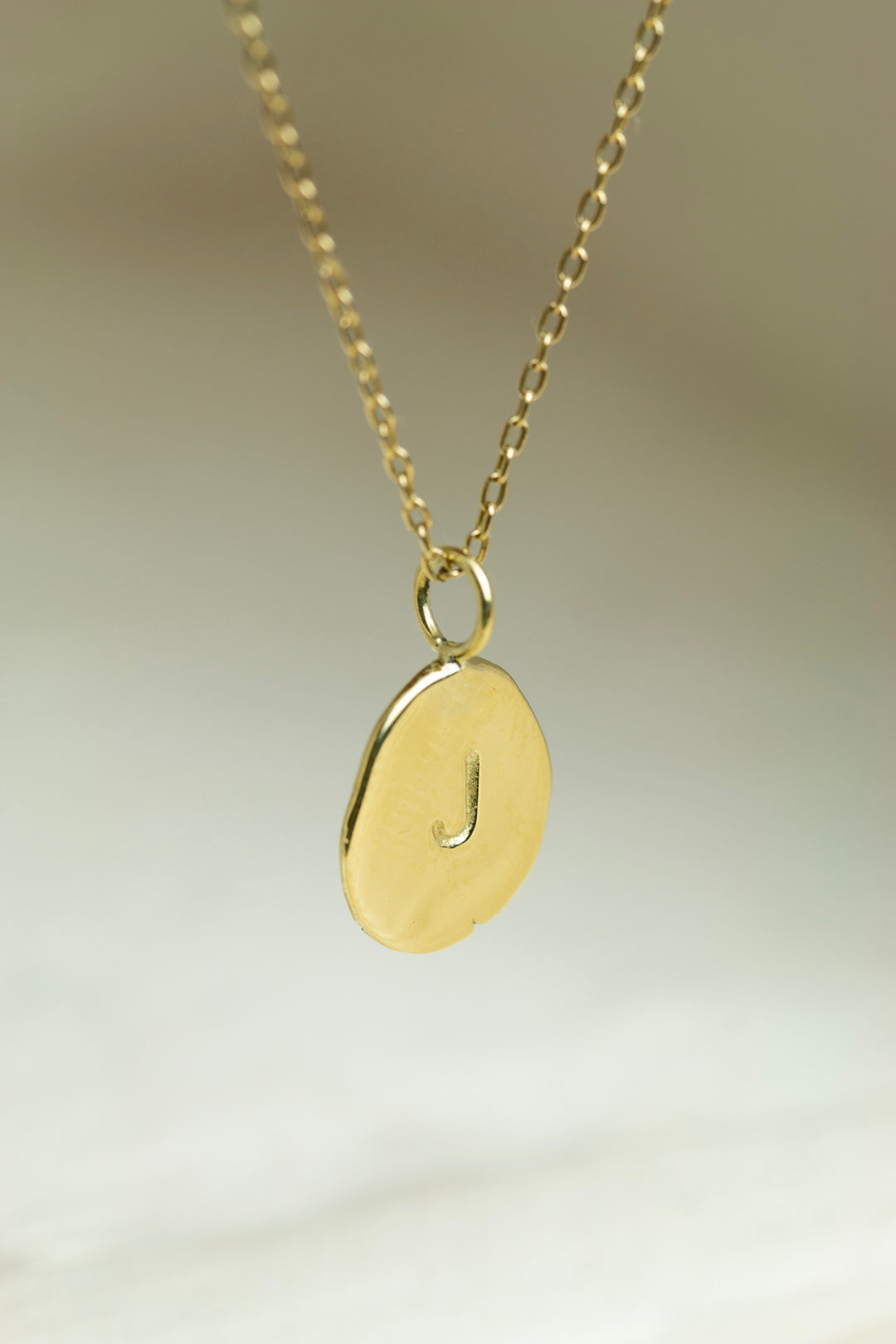 Pebble Letter Necklace