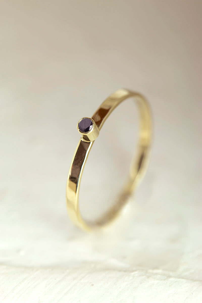 Salt Black Sapphire Ring