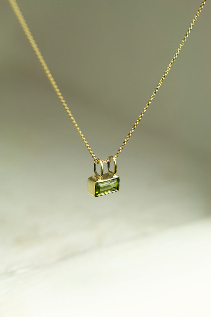 Gem-Bag Ketting Peridoot