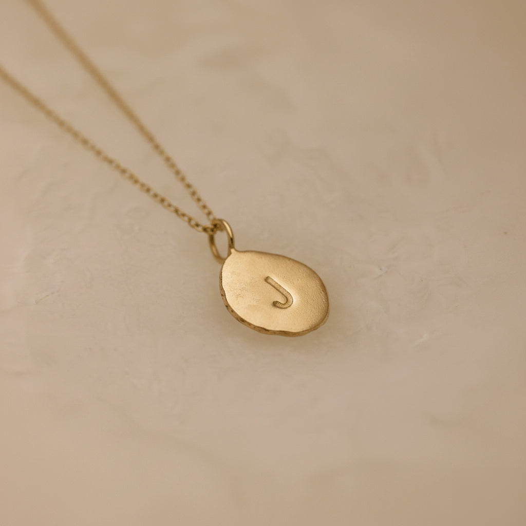 Pebble Letter Necklace