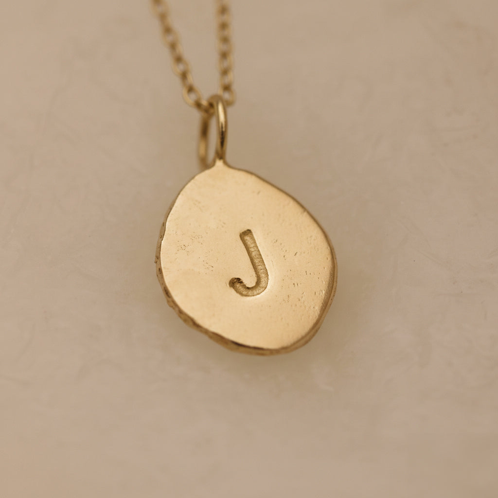 Pebble Letter Necklace