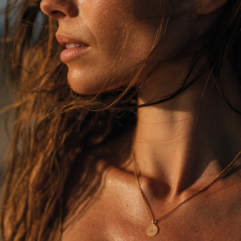 Pebble Letter Necklace