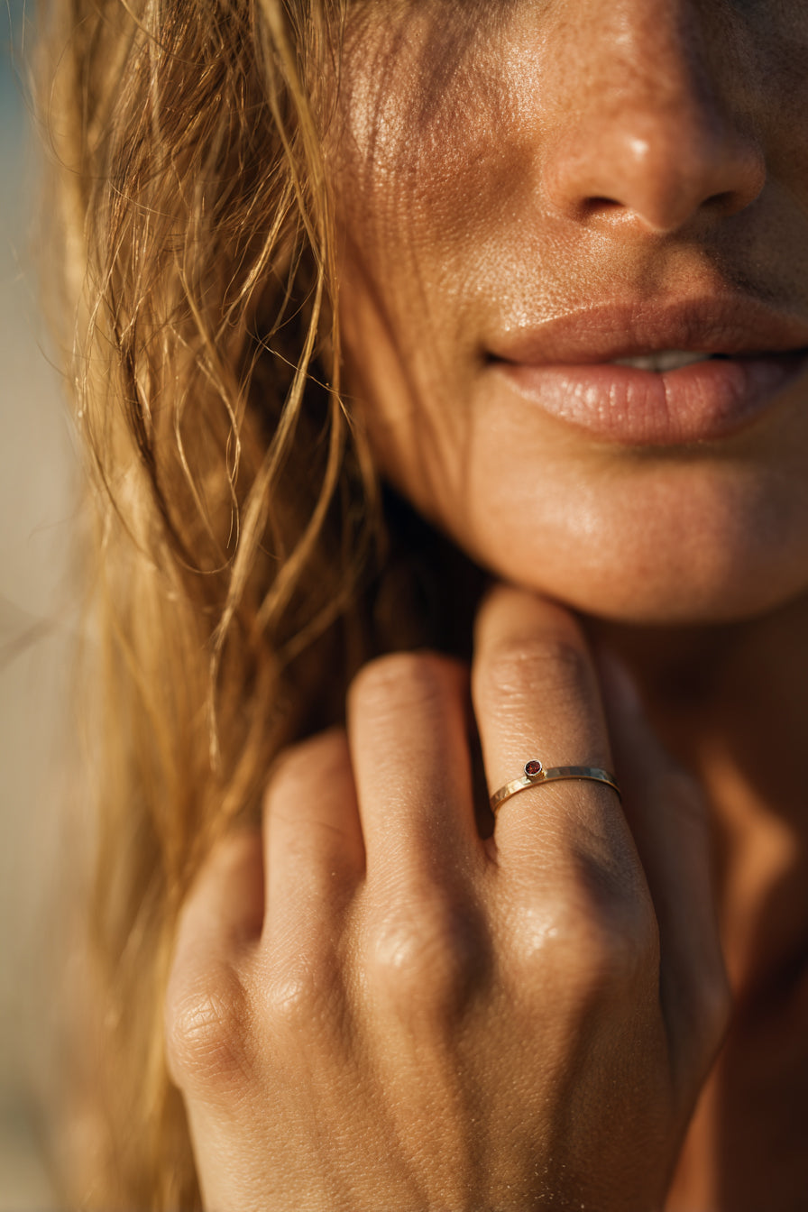 Salt Birthstone Ring