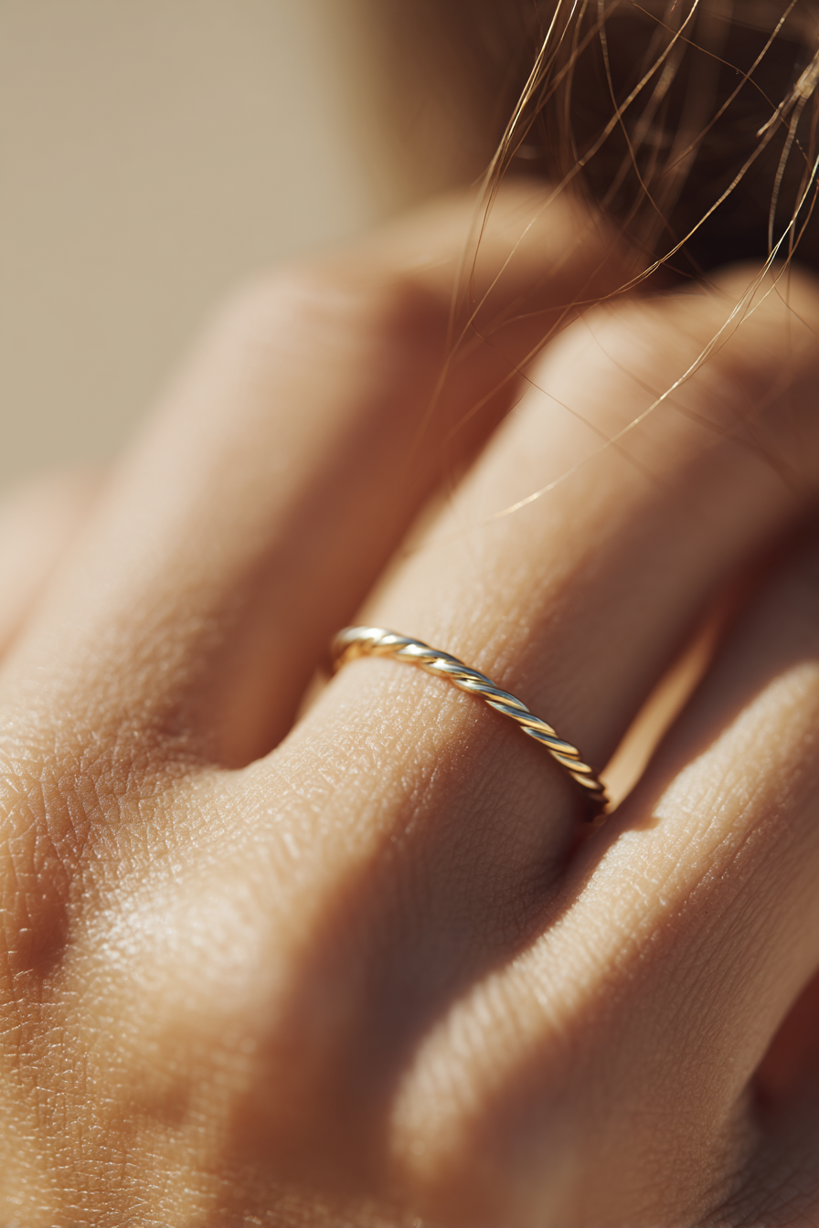 Twisted Stacking Ring